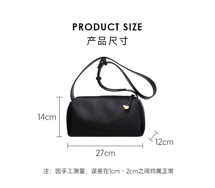日韓流行|今年流行包包女2025新款百搭休閒軟皮肩包大容量時尚小眾斜挎包「9594#」25.05-1
