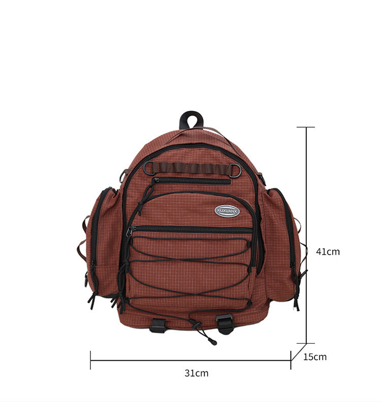 致青春|小眾高中生旅遊輕便背包 大容量運動戶外登山雙肩包女學生書包「8241-136」25.08-4