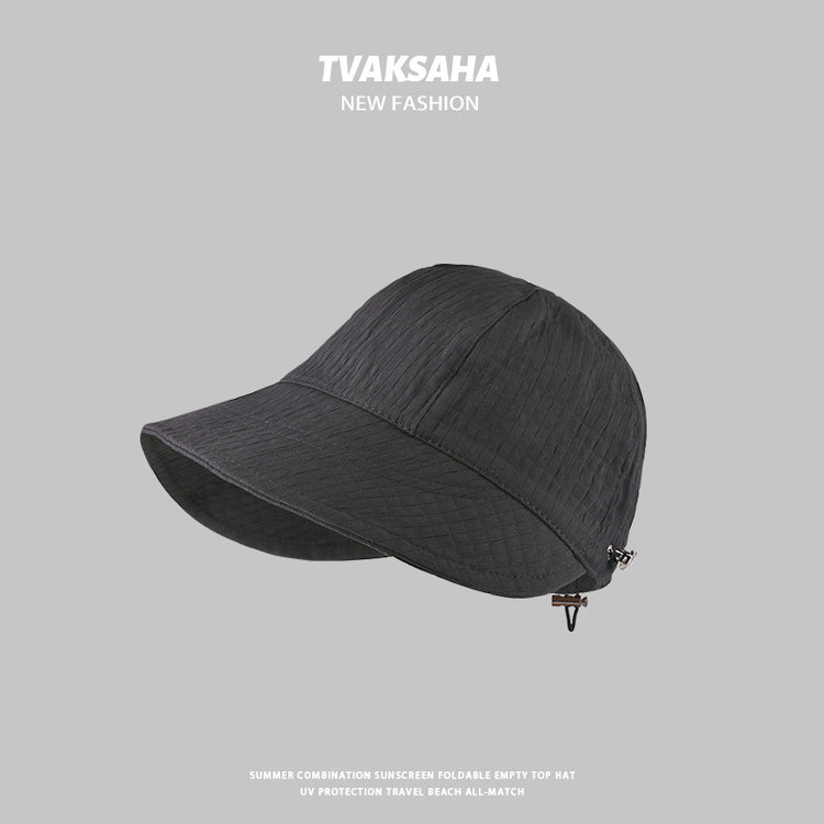 流行帽子|帽子女夏季防曬漁夫帽學生戶外防紫外線顯臉小趙露思同款休閒遮陽「C3934」24.08-4