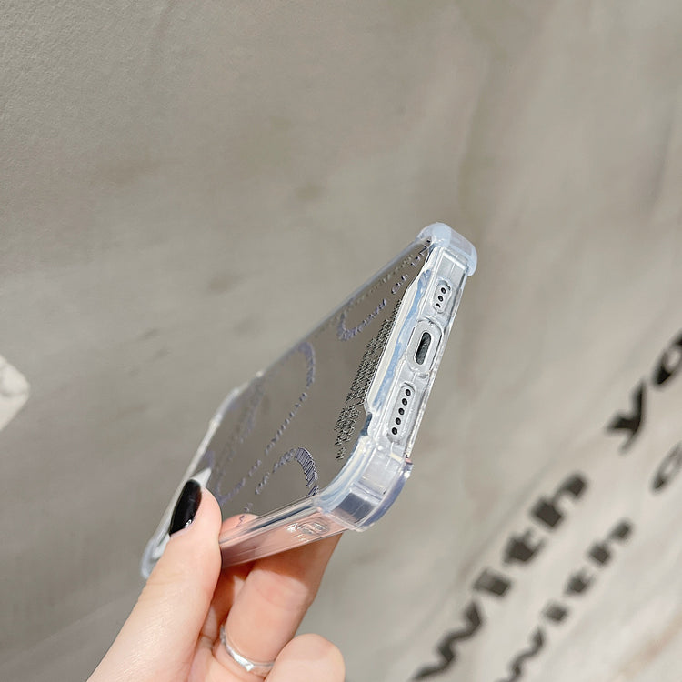 手機殼|華為手機殼mate60Pro愛心15適用14蘋果16pro手機殼iphone16鏡面殼「BQ1875」24.11-2