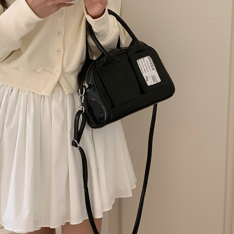 日韓流行|韓版高級感手拎枕頭包2025新款小眾設計潮流時尚單肩包百搭斜挎包「9551#」25.03-2