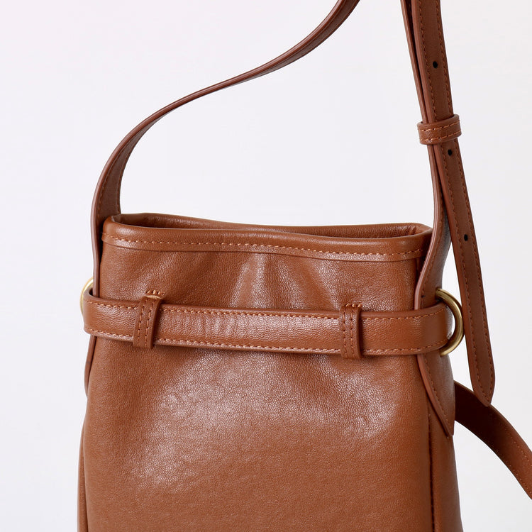 質感真皮|2025新款迷你鎖扣頭層牛皮手機包一字帶小方包高品質百搭單肩斜包「6601」25.09-5