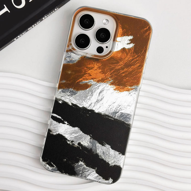 手機殼|iPhone16手機殼14Pro冰川紋蘋果15Promax支架13新款12適用11「LR1329」24.12-5