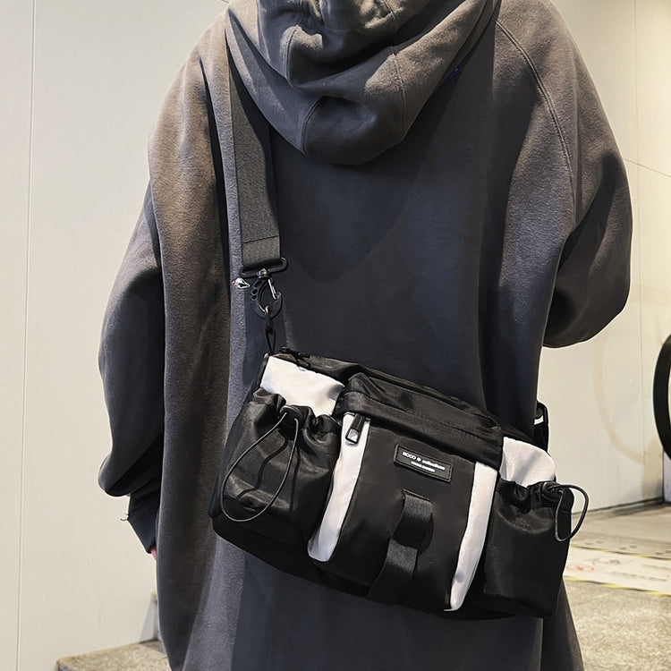 致青春|運動工裝多口袋尼龍包潮流時尚百搭單肩包休閒旅遊出差通勤斜挎包「7009-126」24.05-2