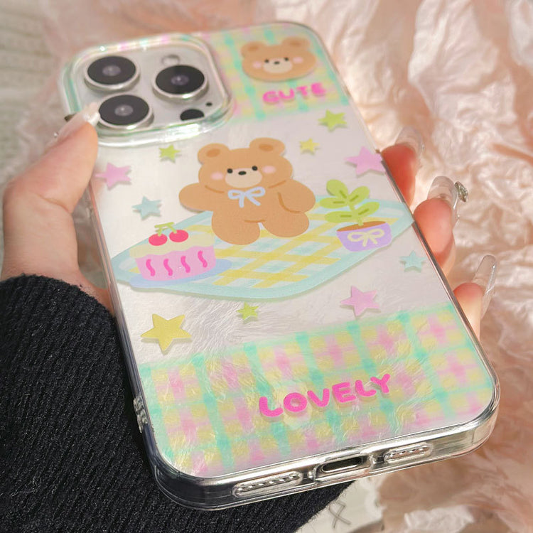 手機殼|15Promax可愛13卡通12適用iPhone14Pro冰川紋11蘋果16手機殼「WYB0955」25.02-1