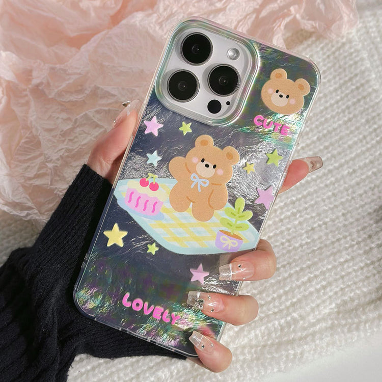 手機殼|15Promax可愛13卡通12適用iPhone14Pro冰川紋11蘋果16手機殼「WYB0955」25.02-1