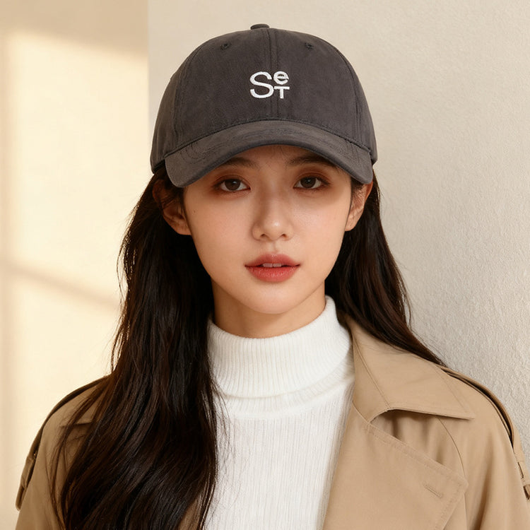 流行帽子|新款韓版春秋百搭軟頂棒球帽子男女休閒寬檐顯臉小鴨舌帽潮遮陽帽「C5848」25.11-4