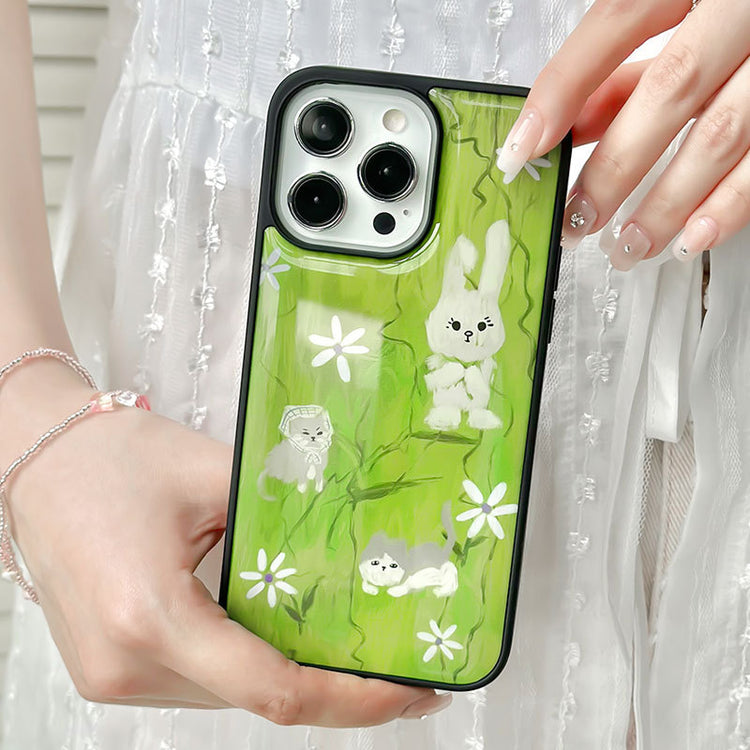 手機殼|蘋果15手機殼滴膠殼13Promax適用iPhone14pro華為mate60卡通「WM0462」24.08-1
