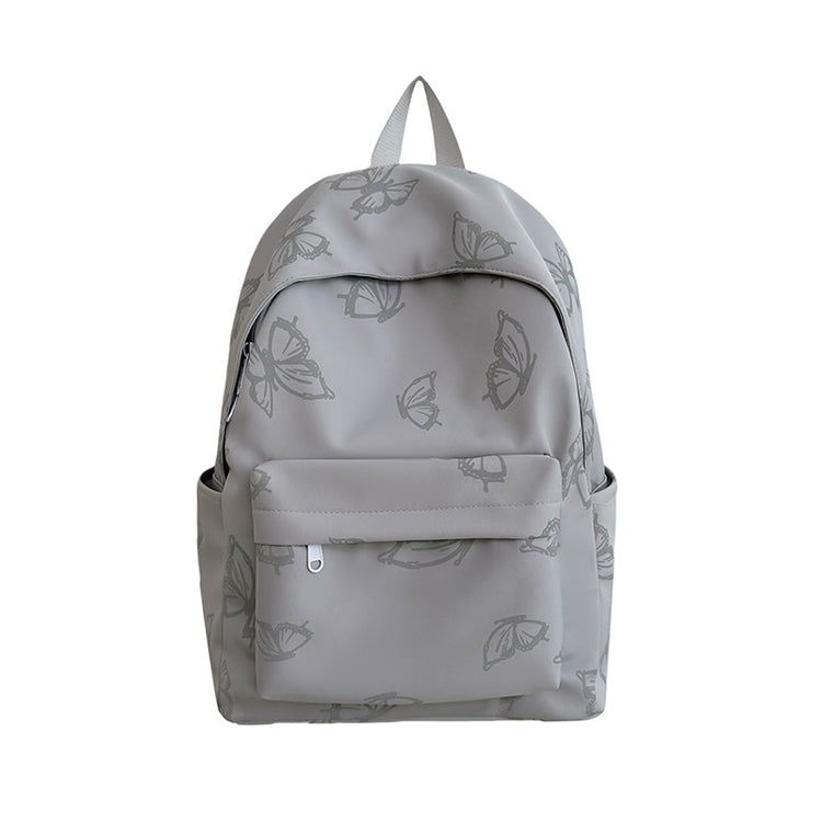 致青春|雙肩包女日系ins風蝴蝶設計背包外出旅遊輕便背包大容量學生書包「8084-125」24.10-3