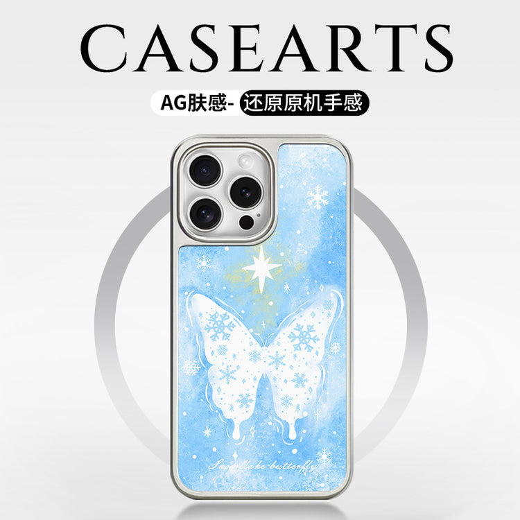 手機殼|蘋果16磁吸手機殼AG磨砂碳纖紋殼12適用iPhone14Pro小米15「LR1372」25.05-2
