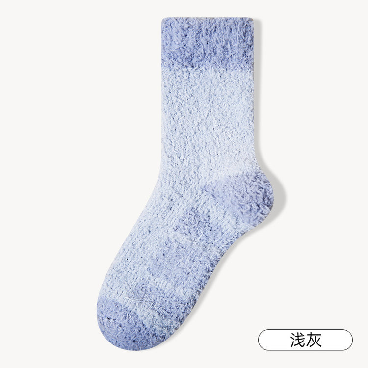 女襪|加絨加厚襪子男秋冬季蓄熱保暖珊瑚絨襪彈力舒適好搭諸暨襪子批發「AD2421」24.12-1