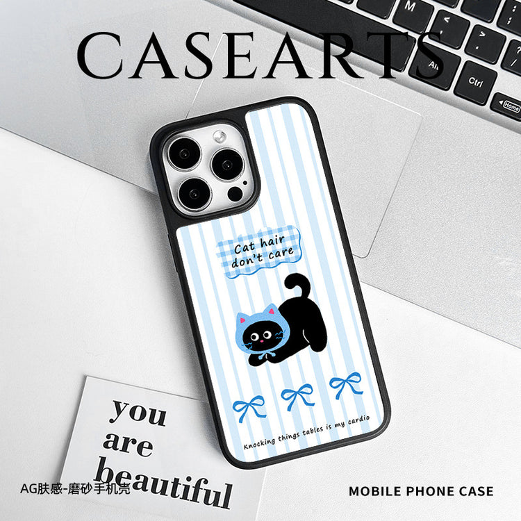 手機殼|iPhone16手機殼12適用15卡通14蘋果13Promax磁吸AG磨砂碳纖紋「WYB2010」25.05-1