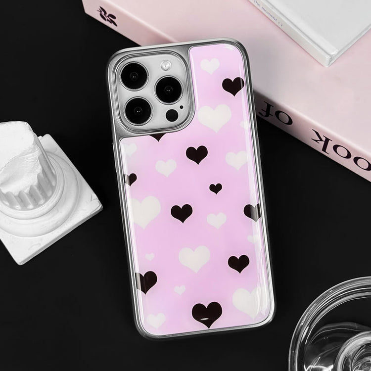 手機殼|iPhone14/15Pro蘋果16手機殼適用華為mate60電鍍銀邊滴膠p70「LR1663」25.04-5