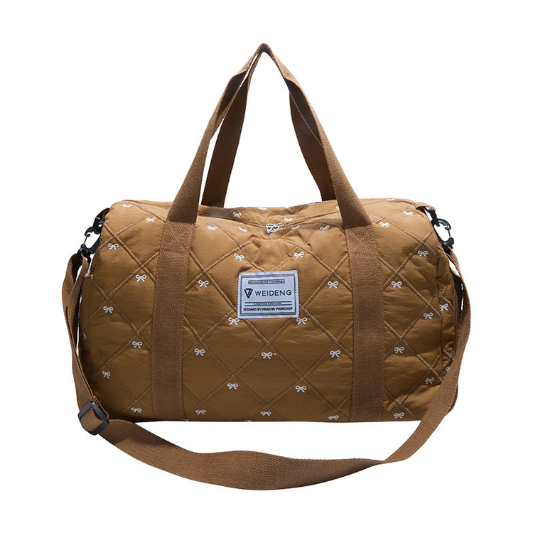 致青春|大容量輕便手提旅行包女新款套拉桿出差行李包男休閒運動健身包「9108-118」25.11-3