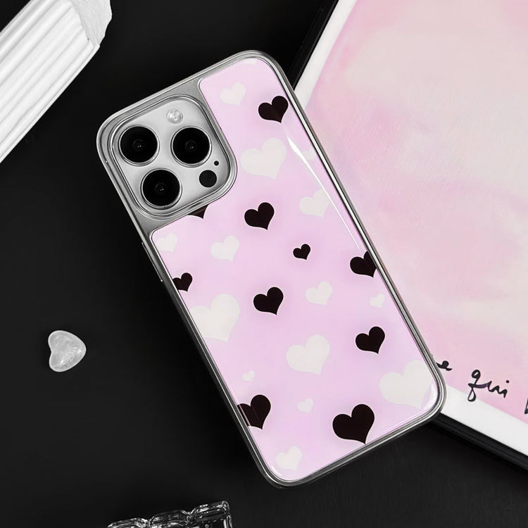 手機殼|iPhone14/15Pro蘋果16手機殼適用華為mate60電鍍銀邊滴膠p70「LR1663」25.04-5