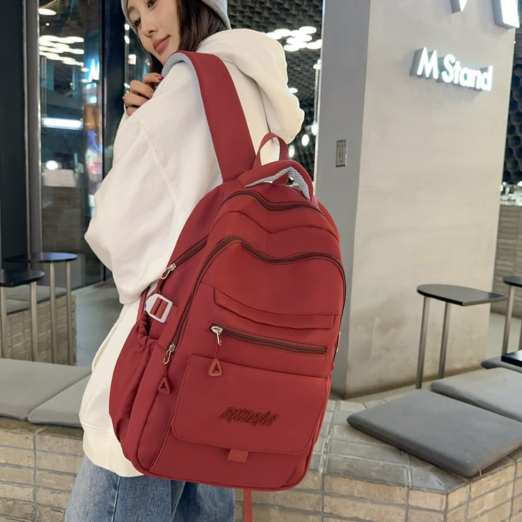 致青春|2024年新日系國中大容量書包女高中大學生雙肩包百搭電腦背包「8031-350」24.03-2