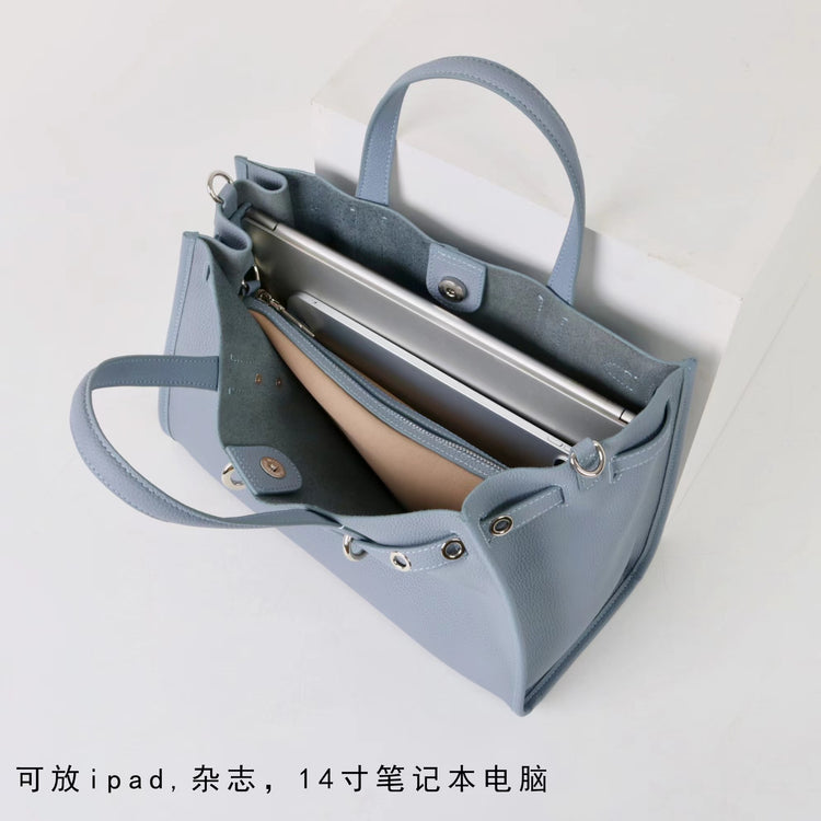 質感真皮|2025新款百搭高級大容量時尚手拎單肩斜背包通勤真皮女包質感「52930 523006」25.05-1