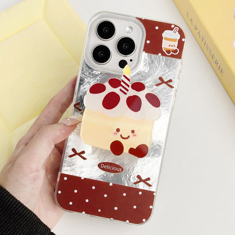 手機殼|iPhone16手機殼14冰川紋蘋果15Promax支架13卡通12適用11Pro「LR1288」24.12-5