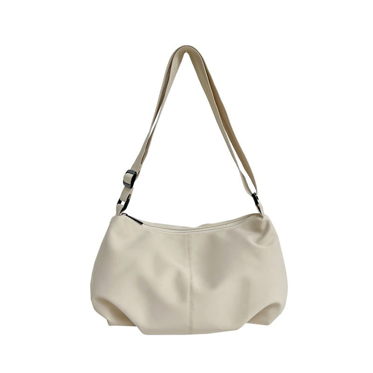 致青春|休閒簡約大容量托特包女2024新款潮流單肩包通勤純色斜挎包「80633-122」24.10-5