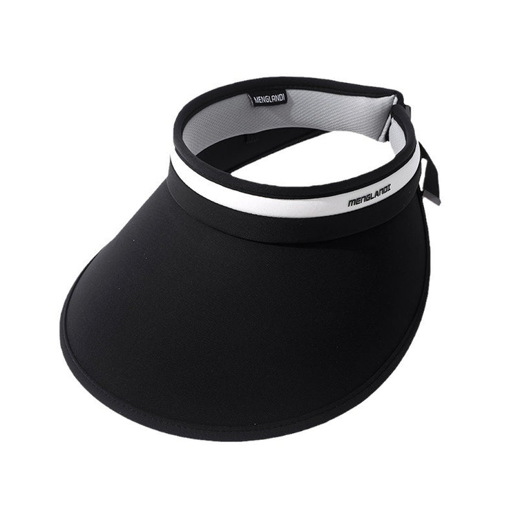 流行帽子|騎車防曬太陽帽夏季新款大檐遮臉防紫外線出遊沙灘空頂空頂帽帽子「C3957」24.05-3