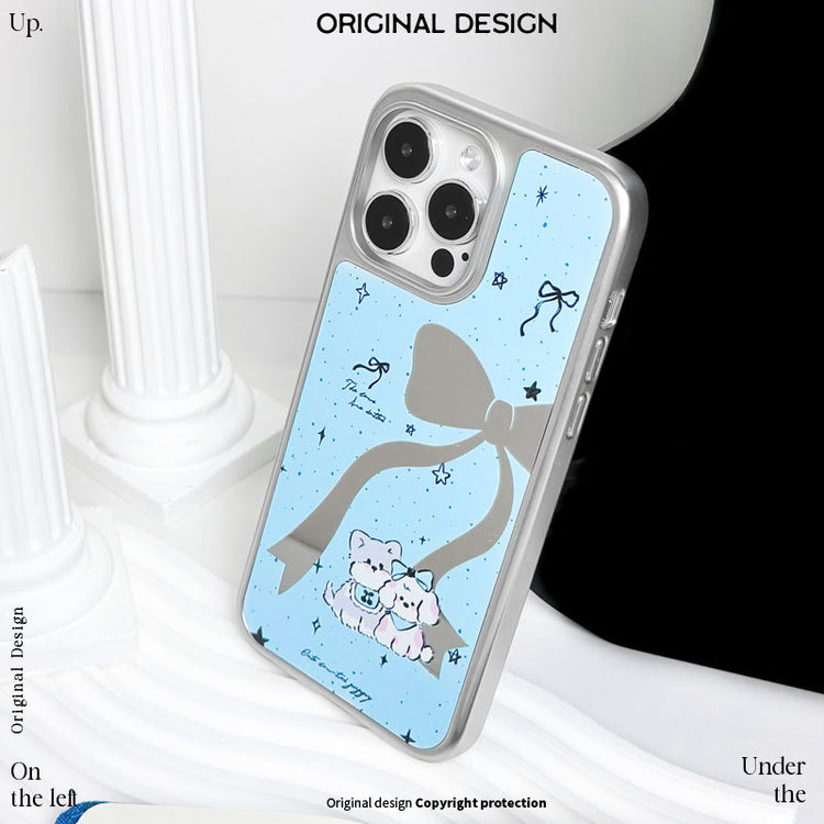 25.10-2手機殼|蘋果17手機殼16適用iPhone15PRO韓國ins風磁吸鏡面殼14代發13「LR1705」25.10-2