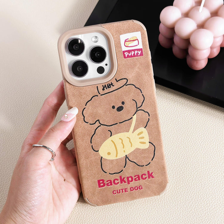 手機殼|iPhone14貼皮殼蘋果16手機殼15PROMAX保護套13Pro卡通12適用「LR1198」24.12-1