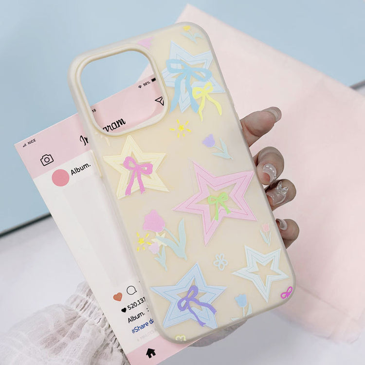 手機殼|蘋果15手機殼iPhone16promax膚感果凍14適用12pro韓系ins風11「LR1740」25.07-5