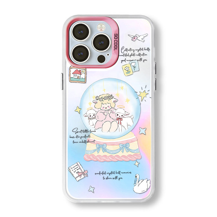 手機殼|蘋果16Pro手機殼適用iPhone15磁吸磨砂鐳射14支架華為MATE60「LR0753」24.10-1