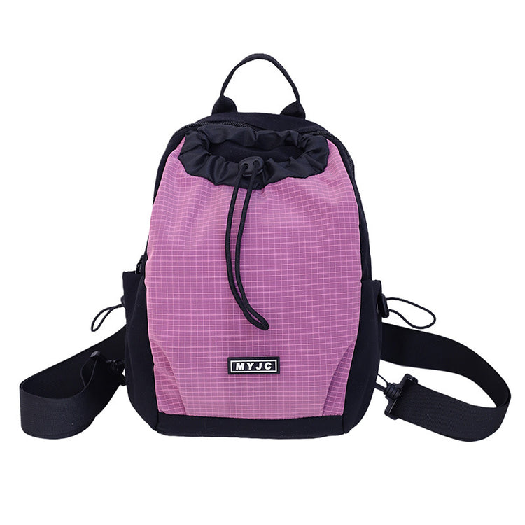 致青春|戶外雙肩包大容量防水旅行多用小背包男女通用休閒胸包「6067-124」25.07-5