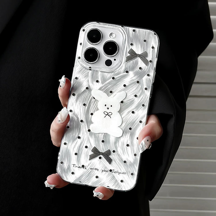 手機殼|iPhone15手機殼適用12大孔透明13羽紗11卡通蘋果14Promax「WL0045」24.07