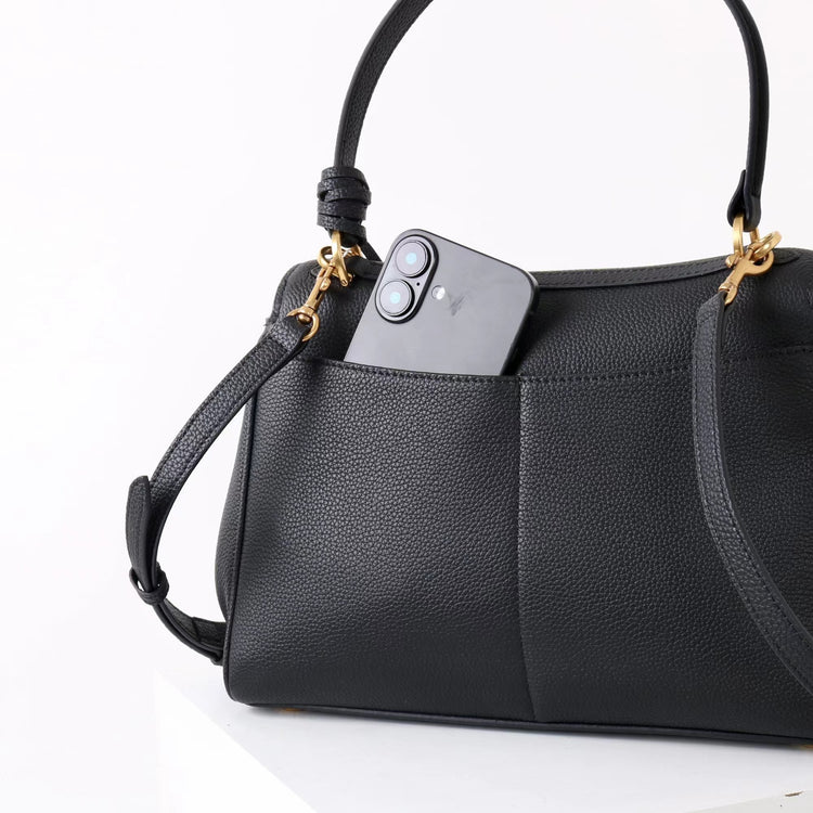 質感真皮|2025新款togo牛皮B家同款鬆弛感大小號真皮鎖扣手提包單肩斜挎包「X5133 D5134」25.12-1