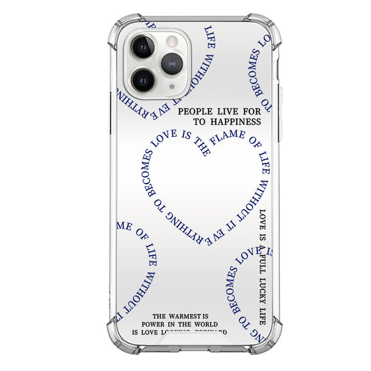 手機殼|華為手機殼mate60Pro愛心15適用14蘋果16pro手機殼iphone16鏡面殼「BQ1875」24.11-2
