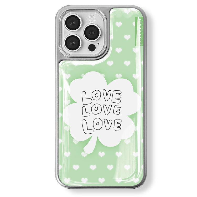 手機殼|iPhone16手機殼15Promax蘋果14電鍍銀邊滴膠13適用華為P70Pro「LR1714」25.04-5