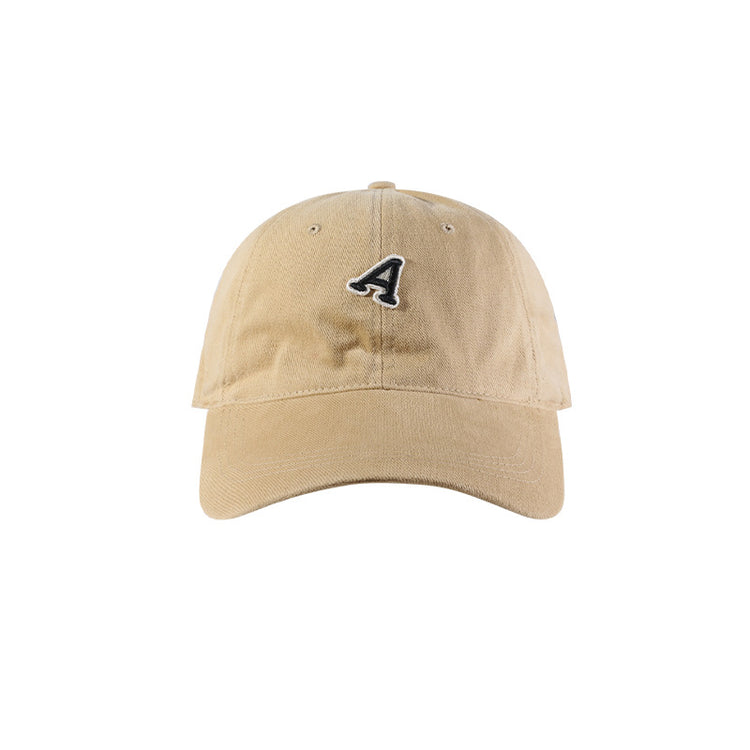 流行帽子|新款貼布字母A棒球帽春秋字母韓版鴨舌帽寬檐顯臉小百搭遮陽帽子「C4286」24.09-2