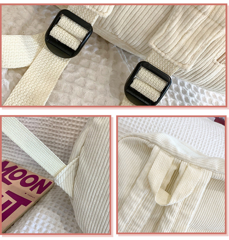 致青春|甜美可愛女孩雙肩包蕾絲櫻桃蝴蝶結背包大容量百搭上課學生書包「811-132」25.03-2