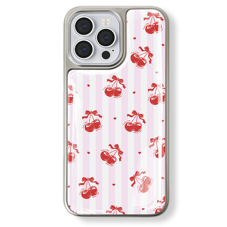 手機殼|iPhone15Promax適用13蘋果16手機殼14電鍍銀邊滴膠華為p70pro「LR1418」25.03-3
