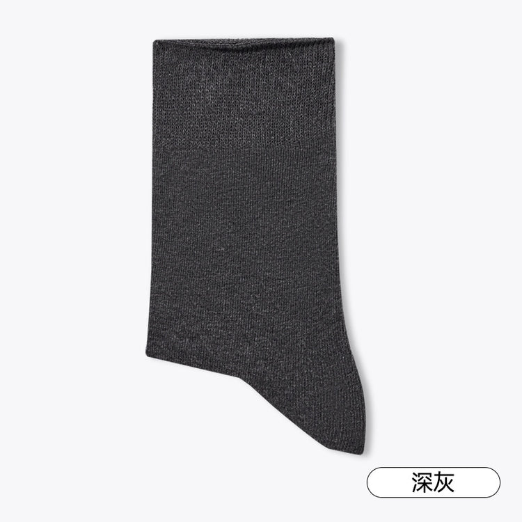 女襪|咖色襪子女彈力卷邊無骨棉質抗菌防臭堆堆襪ins潮簡約耐磨中筒襪「JX24053」24.12-2
