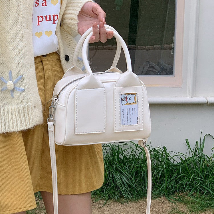 日韓流行|韓版高級感手拎枕頭包2025新款小眾設計潮流時尚單肩包百搭斜挎包「9551#」25.03-2