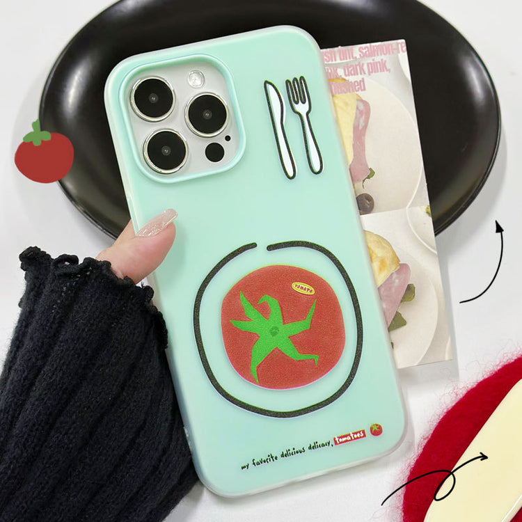 手機殼|卡通13膚感果凍蘋果15手機殼iPhone16promax14適用12二合一11「LR1876」25.08-3