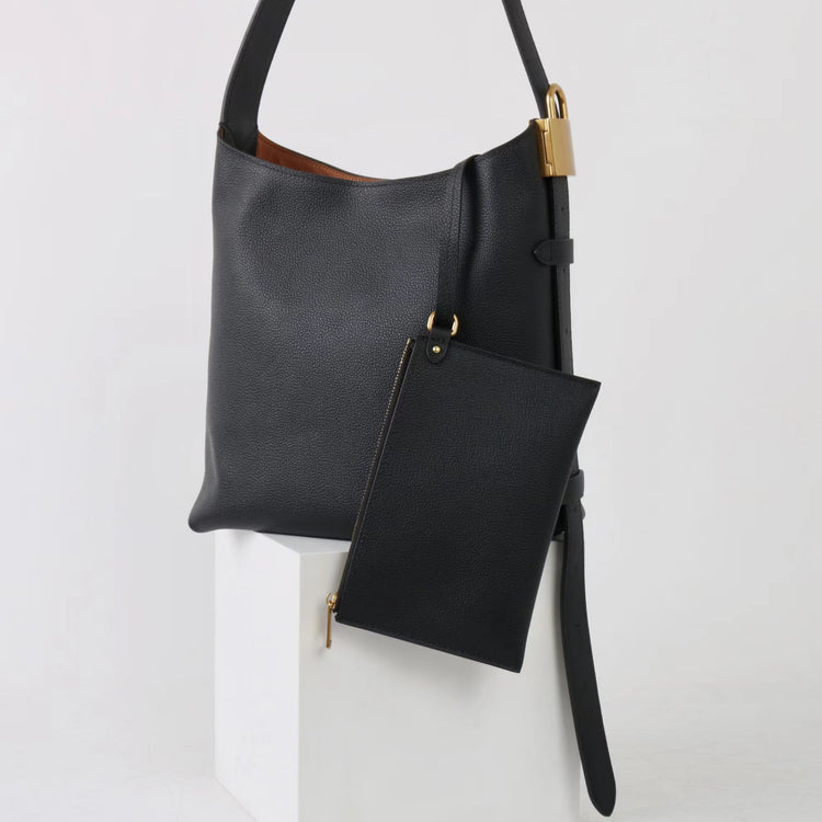 質感真皮|新款福寶頭層牛皮鎖扣hobo水桶包單肩斜背包真皮女包腋下包包「TG2503-3」25.03-3