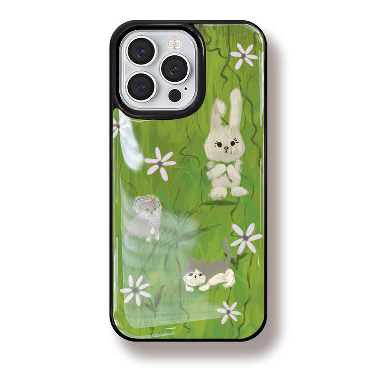 手機殼|蘋果15手機殼滴膠殼13Promax適用iPhone14pro華為mate60卡通「WM0462」24.08-1