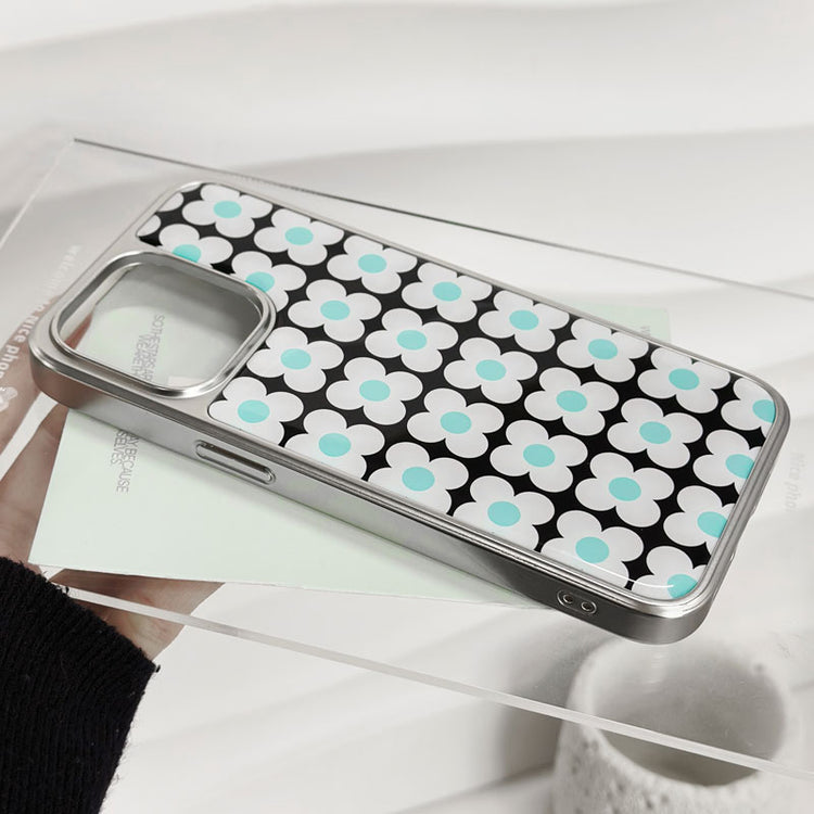 手機殼|蘋果16ProMax條紋13Pro適用蘋果14/13/12電鍍銀邊滴膠「LR1604」25.04-4