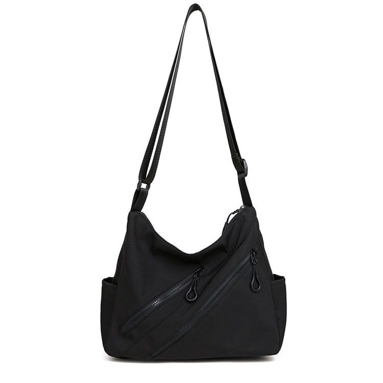 致青春|休閒托特包跨境大容量簡約純色斜背包輕便百搭質感多隔層單肩包「914-119」25.02-3