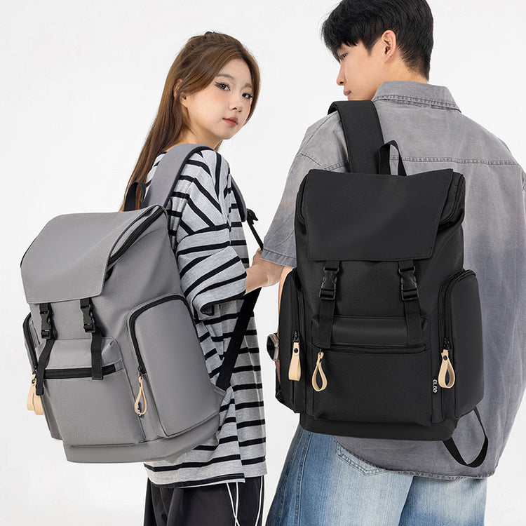 致青春|雙肩包男簡約休閒出行潮流通勤背包大容量運動戶外登山包「9760-133」25.08-4