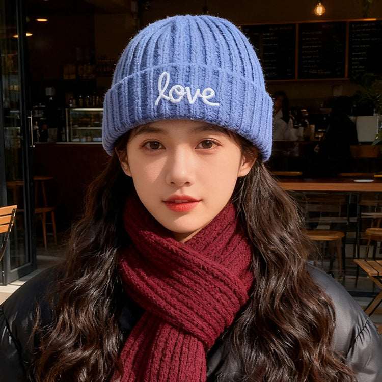 流行帽子|秋冬保暖帽子女大頭圍粗線針織帽戶外防寒護耳顯臉小毛線帽男冷帽「C5700」25.10-2