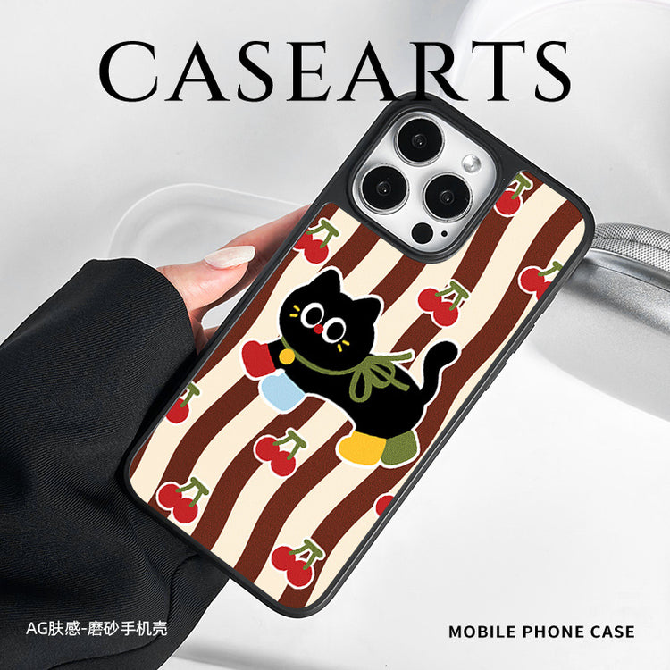 手機殼|iPhone16手機殼蘋果13Promax磁吸AG磨砂殼14適用15Pro卡通12「WYB0989」25.05-1