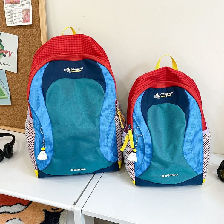 致青春|戶外登山包輕盈透氣大容量運動雙肩包小眾設計感學生書包「6219-128」25.09-3