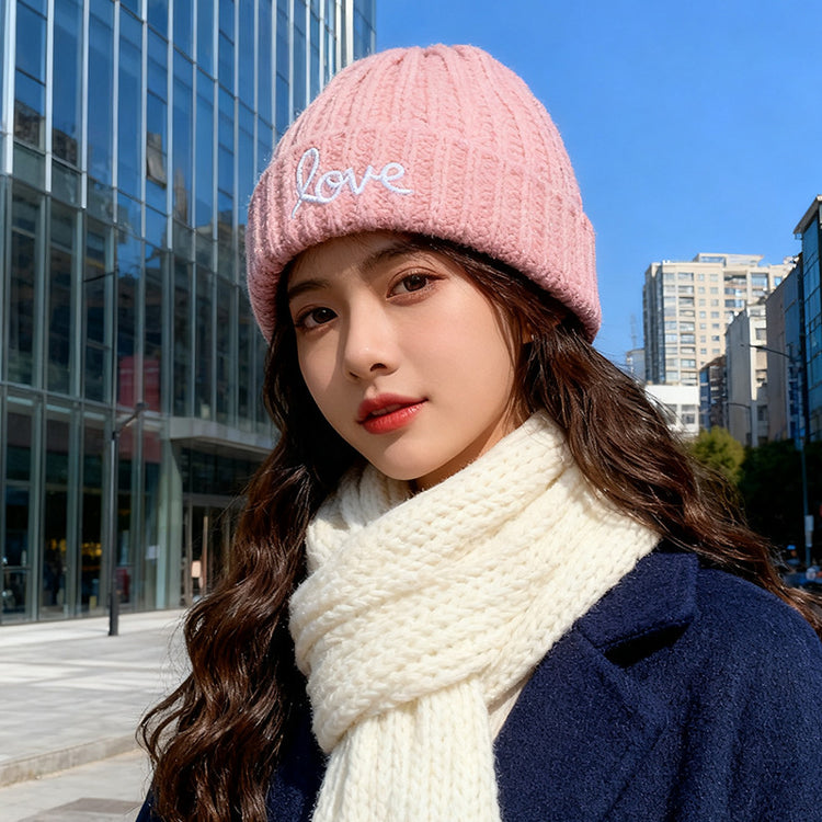流行帽子|秋冬保暖帽子女大頭圍粗線針織帽戶外防寒護耳顯臉小毛線帽男冷帽「C5700」25.10-2