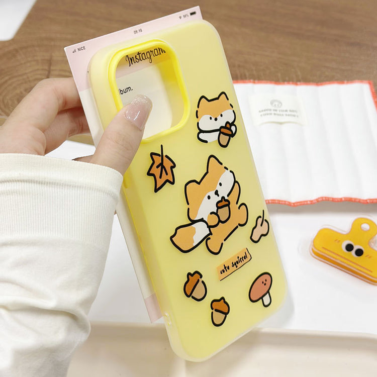 手機殼|蘋果15手機殼iPhone16適用12promax卡通13膚感果凍14二合一11「LR1711」25.07-3