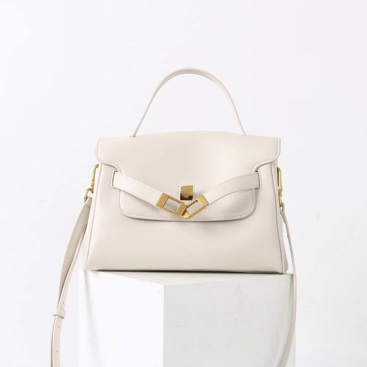 質感真皮|2025新款通勤復古百搭單肩斜背包外出上班公文包女包時尚潮流單肩包「6191S」25.12-1